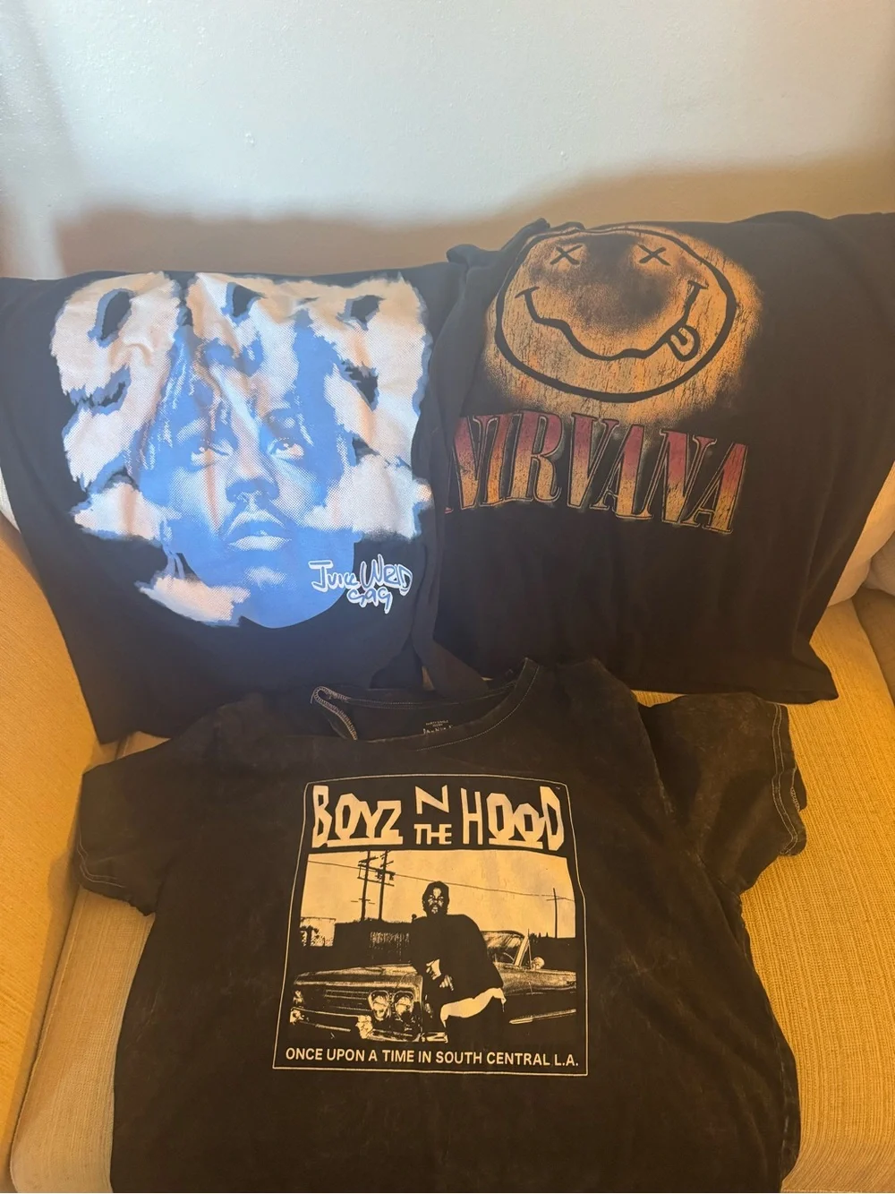 Lot of 5 Band T-Shirts- Large- Men size - Picture 8 of 10
